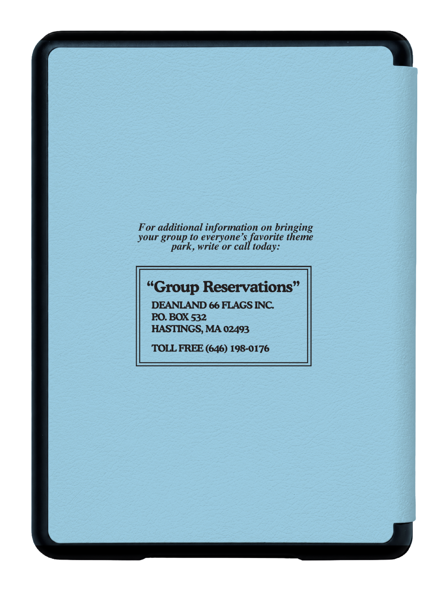 Deanland 66 Flags Ticket Kindle and Kobo Case