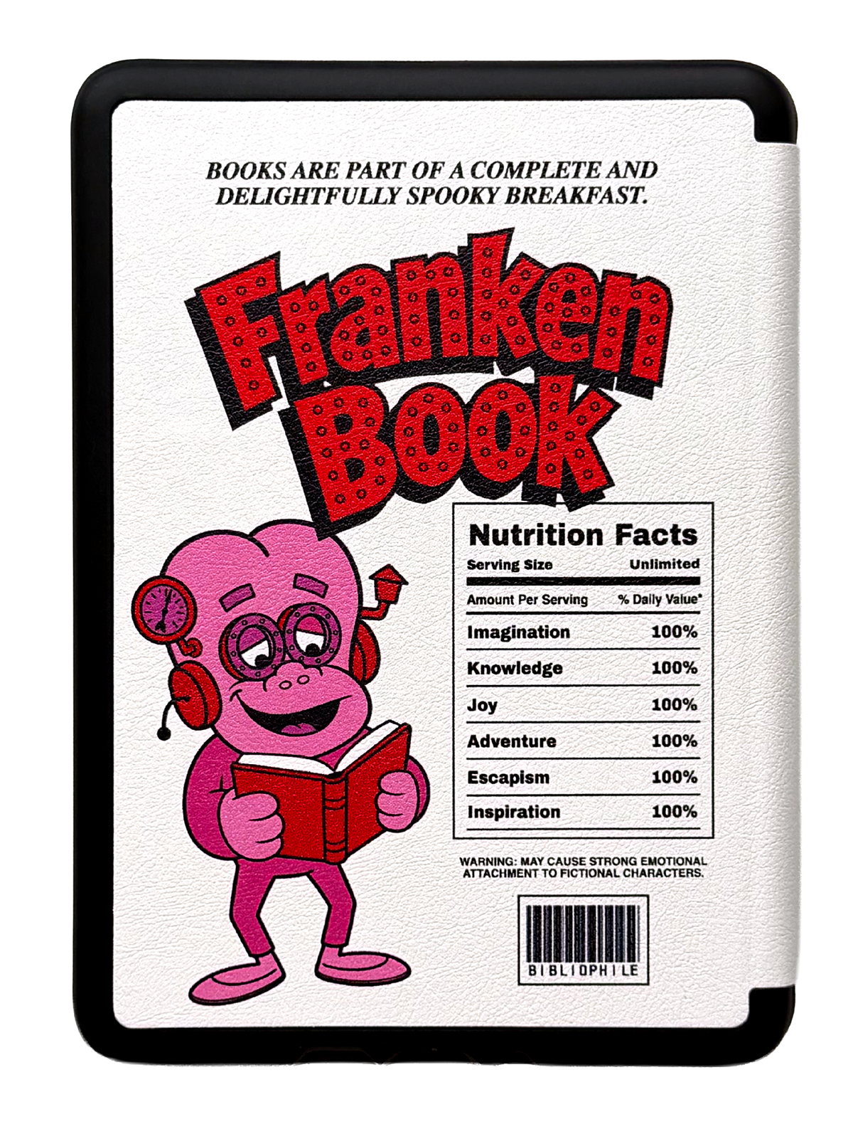 Franken Book Vintage Cereal Kindle and Kobo Case