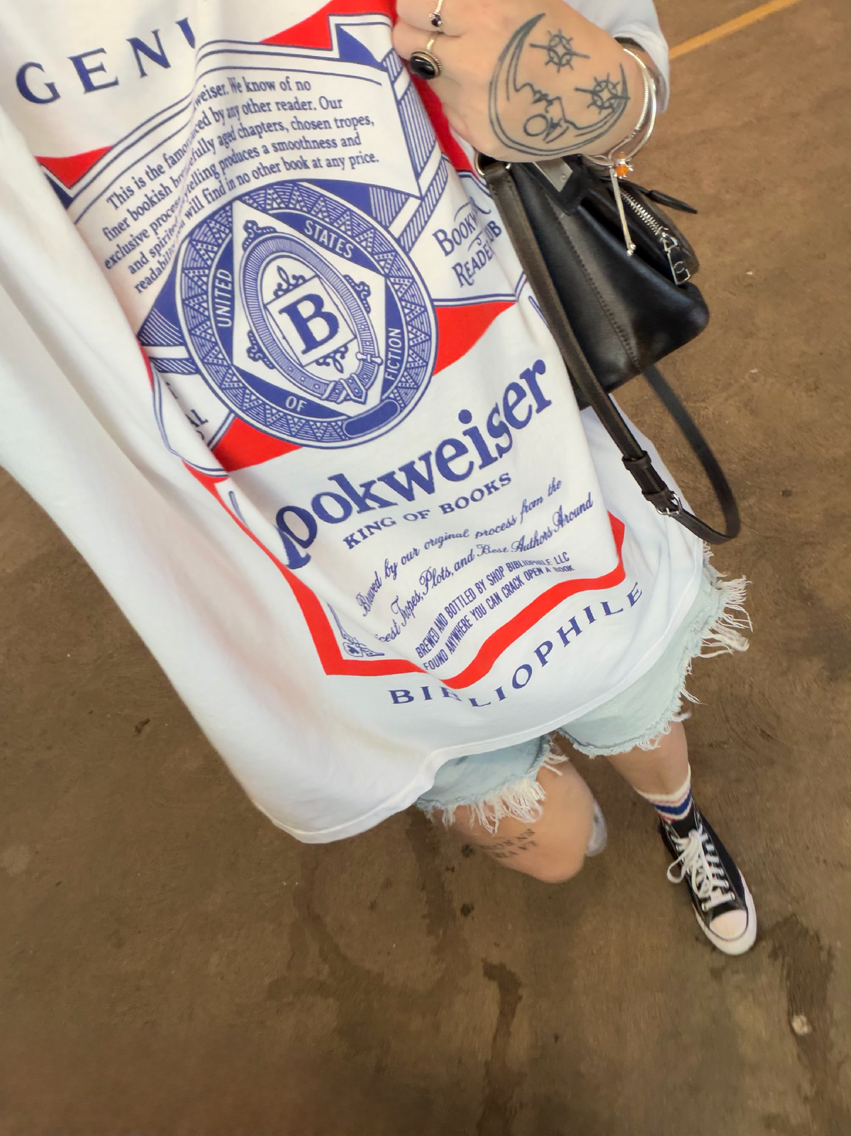 Beerweiser Vintage Inspired Oversized Tee