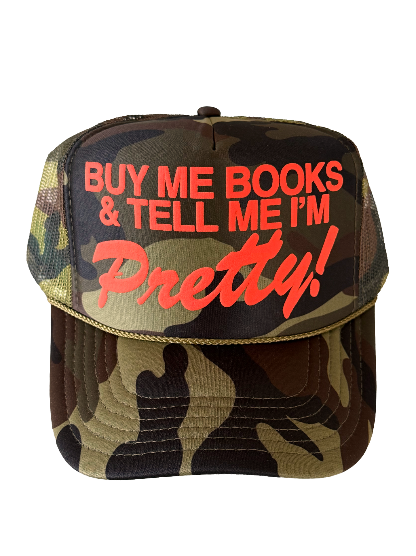 RESTOCKED - Buy Me Books Hat in Camo