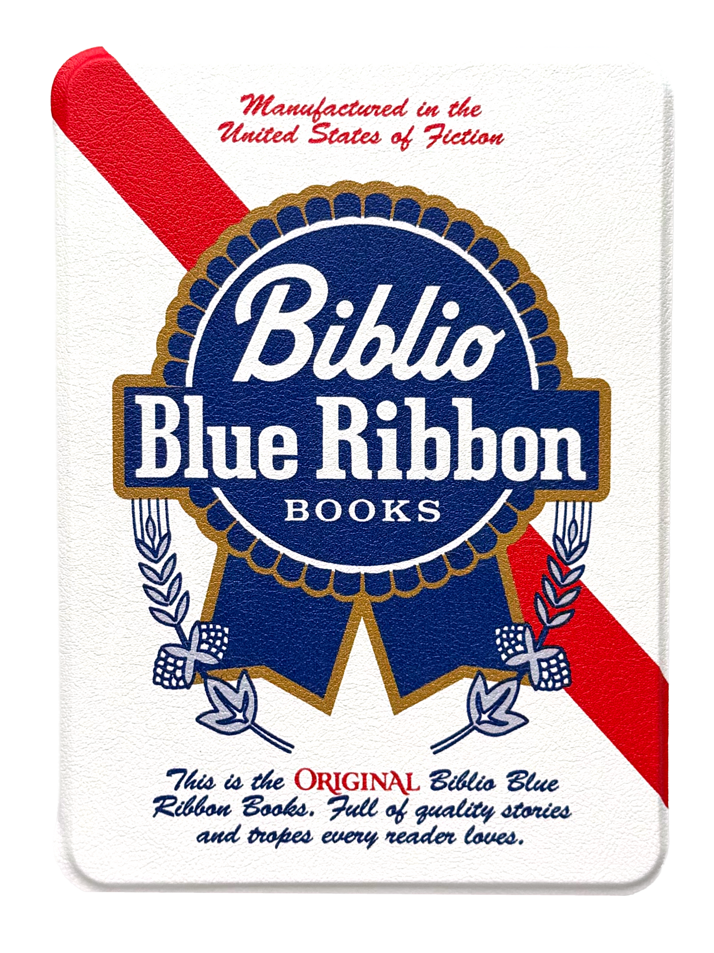 BBR Biblio Blue Ribbon Books Kindle and Kobo Case