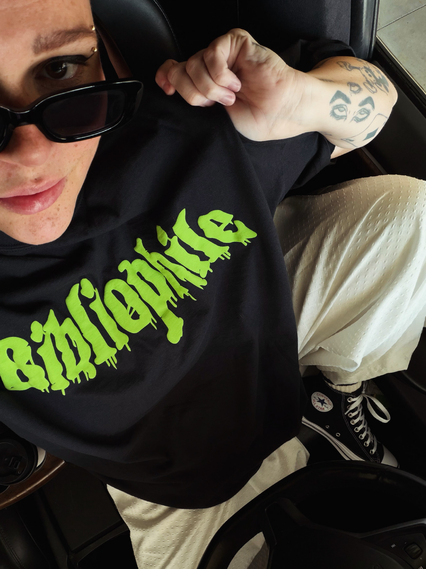 Bibliophile Slime Oversized Tee