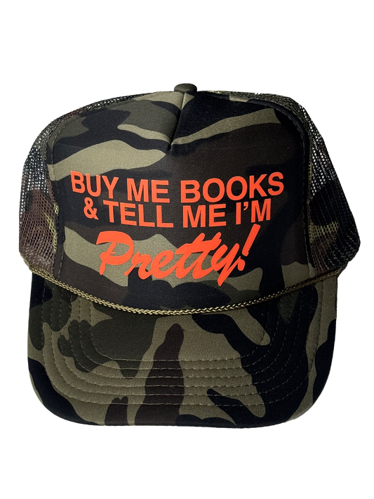 Buy Me Books Hat in Camo