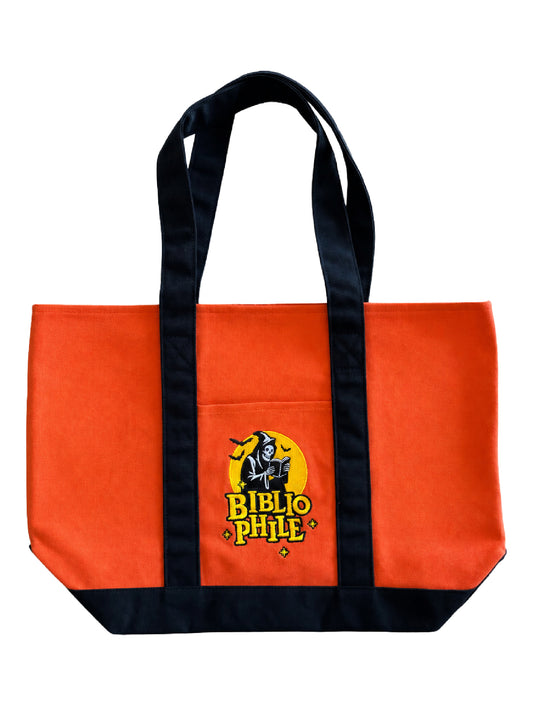 Spirit Bibliophile Grim Reader Book Bag