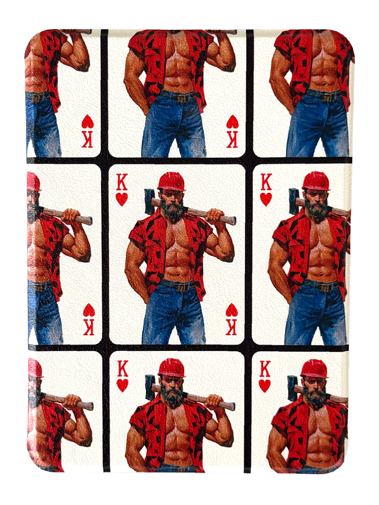 Lumberjack King of Hearts Kindle and Kobo Case