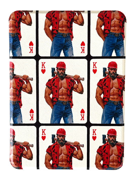 Lumberjack King of Hearts Kindle and Kobo Case