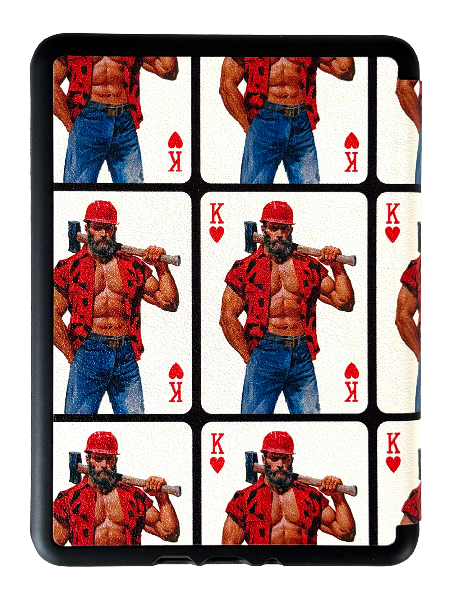 Lumberjack King of Hearts Kindle and Kobo Case
