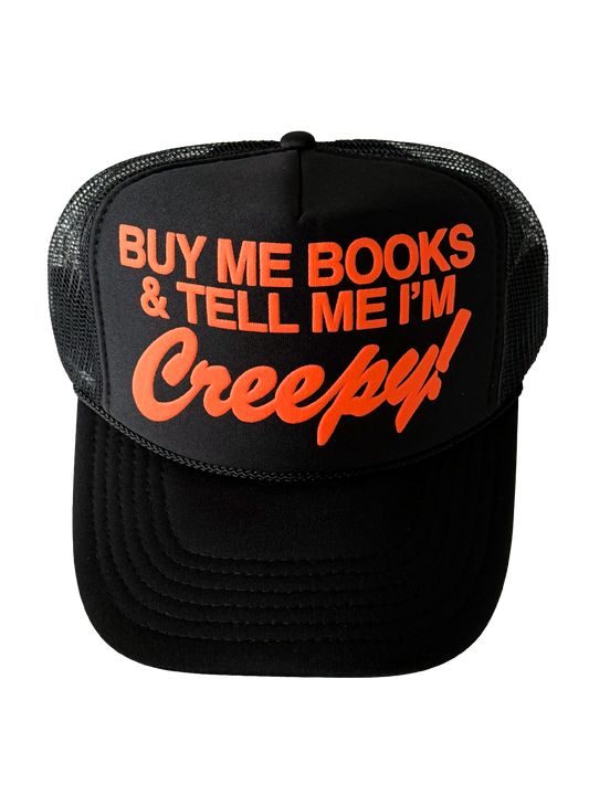 Buy Me Books Creepy Trucker Hat